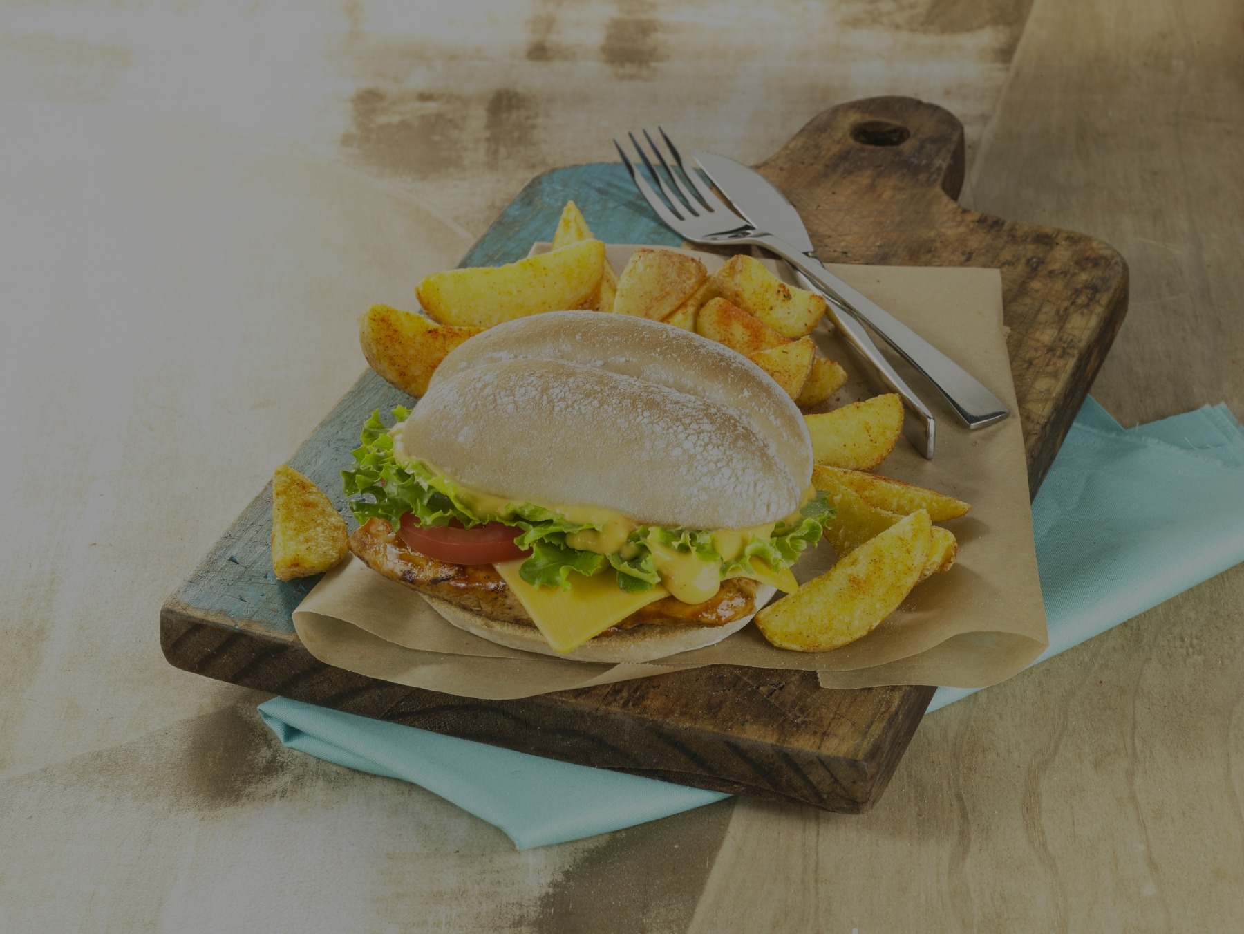 Cheese Carnival Burger + any Single Side